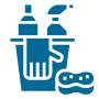 Cleaning and disinfecting icon