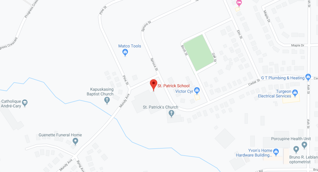 map location for school